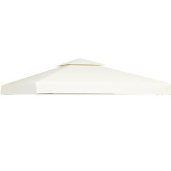 Покрив за външна пергола, 300D полиестерно платно, слънцезащита, водоустойчивост, стоманени ребра, ръчно управление