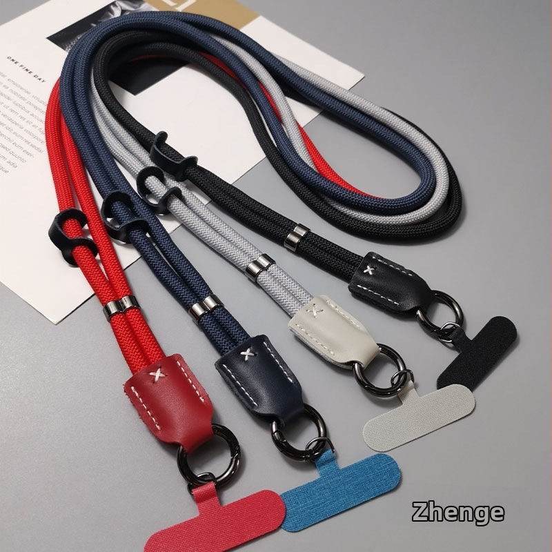 Ланярд за мобилен телефон за кръст, ръчно изработен, дебела плетена лента, дамски стил, многофункционален, за планински походи