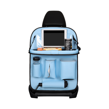 Кожен органайзер за задната седалка на автомобил, висящ джоб за съхранение, водоустойчив, универсално съвместим, персонализируема вместимост