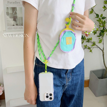 Θήκη κινητού με ρυθμιζόμενη ζώνη и κρεμαστό αξεσουάρ – πολυεστέρας, χειροποίητο, διακοσμητική λειτουργία, κωδικός προϊόντος AL953563362347