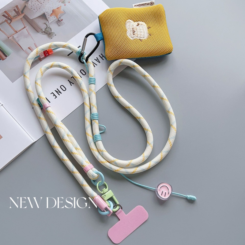 Telefonska futrola s podesivim remenom i visećim dodatkom – poliester, ručno izrađeno, dekorativna funkcija, šifra proizvoda AL953563362347