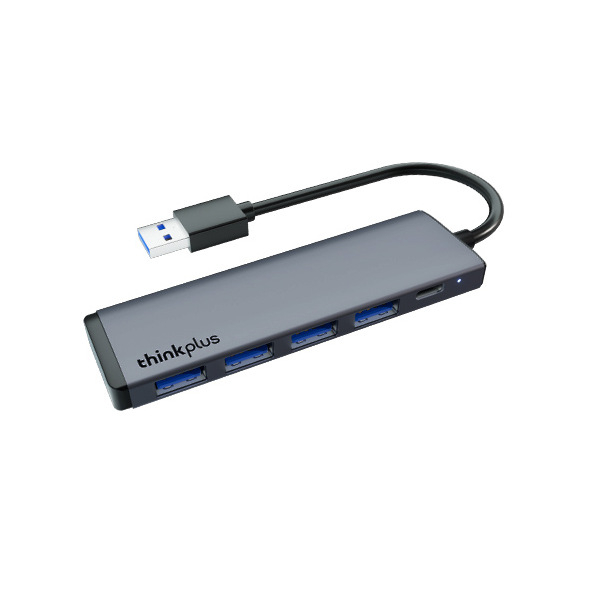 Lenovo USB-C τετραπλή θύρα USB 3.0 hub με εξωτερική παροχή ρεύματος, 5Gbps