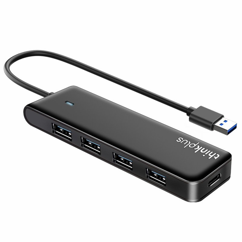Lenovo USB-C τετραπλή θύρα USB 3.0 hub με εξωτερική παροχή ρεύματος, 5Gbps