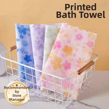 Скрабър за гръб в корейски стил, дълга лента, ексфолиращ с груба прежда за душ (за деца), Артикул 1002500412