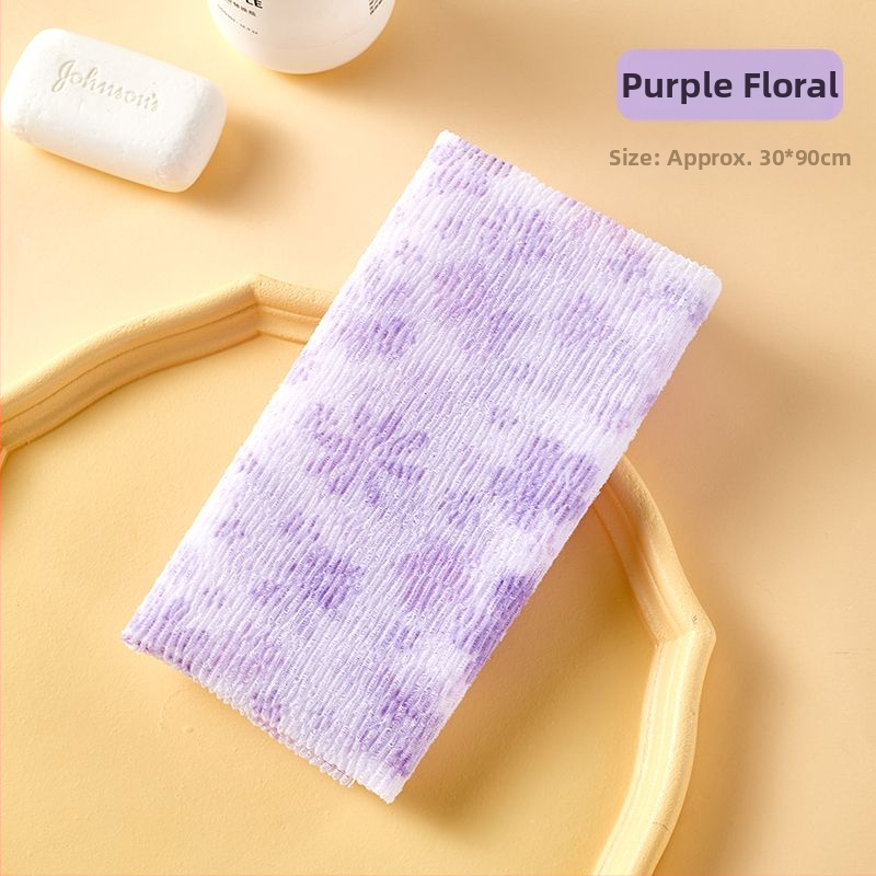 Скрабър за гръб в корейски стил, дълга лента, ексфолиращ с груба прежда за душ (за деца), Артикул 1002500412