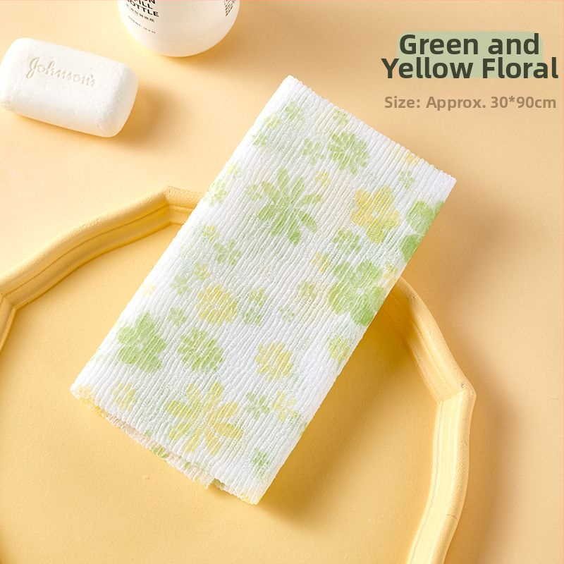 Скрабър за гръб в корейски стил, дълга лента, ексфолиращ с груба прежда за душ (за деца), Артикул 1002500412