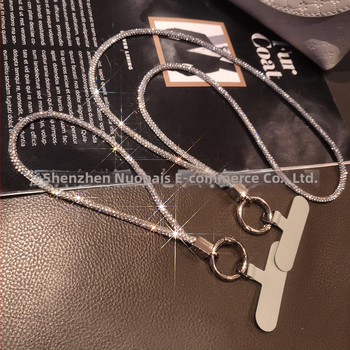 Ланярд за мобилен телефон Zhenge – ръчна изработка, с висулка, метална катарама