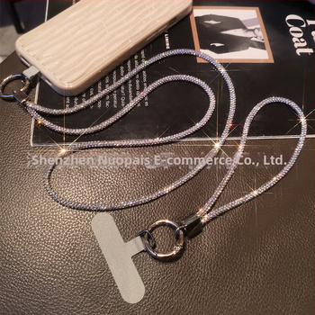 Ланярд за мобилен телефон Zhenge – ръчна изработка, с висулка, метална катарама