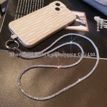 Ланярд за мобилен телефон Zhenge – ръчна изработка, с висулка, метална катарама