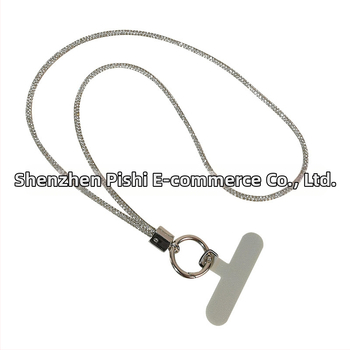 Ланярд за мобилен телефон Zhenge – ръчна изработка, с висулка, метална катарама