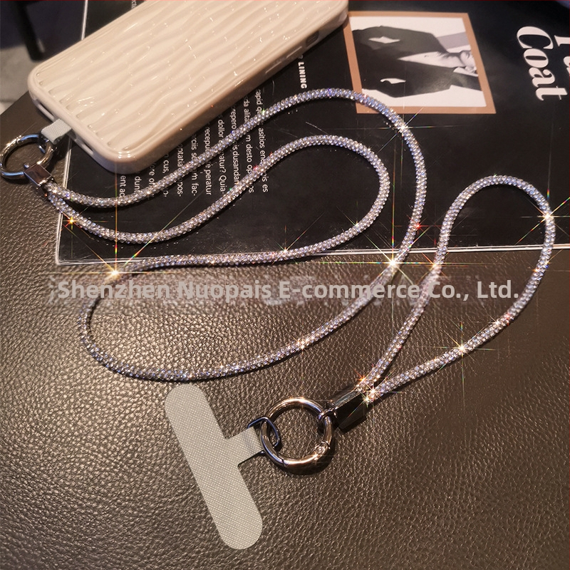 Ланярд за мобилен телефон Zhenge – ръчна изработка, с висулка, метална катарама