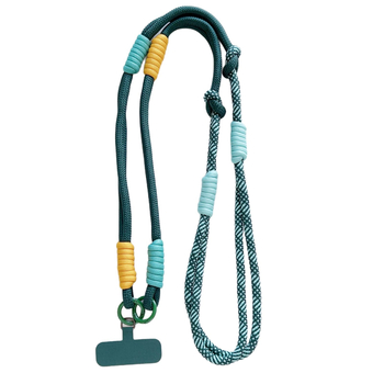 Корейски стил ланярд за мобилен телефон, найлонова плетка, PP въже и пластмасова катарама, дамски стил