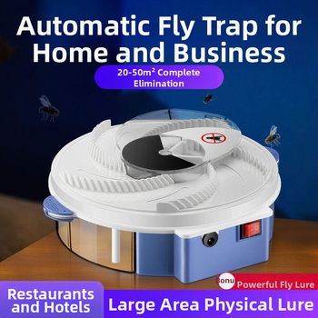 Elektrinė muselių gaudyklė su gaubtu, tinkama namams ir mažiems restoranams, aprėptis iki 10 m², be šviesos šaltinio, be įmontuotos baterijos, rankinis elektros šokas eliminacija