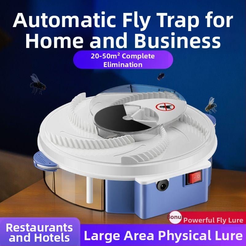 Elektrinė muselių gaudyklė su gaubtu, tinkama namams ir mažiems restoranams, aprėptis iki 10 m², be šviesos šaltinio, be įmontuotos baterijos, rankinis elektros šokas eliminacija