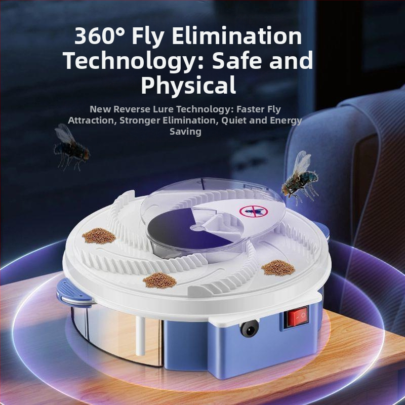 Elektrinė muselių gaudyklė su gaubtu, tinkama namams ir mažiems restoranams, aprėptis iki 10 m², be šviesos šaltinio, be įmontuotos baterijos, rankinis elektros šokas eliminacija