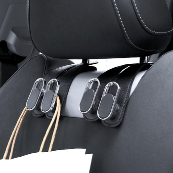 Закачалка за кола за задна седалка – скрита многофункционална закачалка за интериор и съхранение, PVC, стил лайт лукс