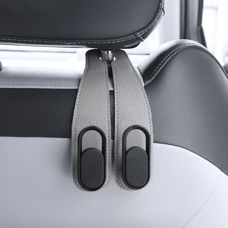 Закачалка за кола за задна седалка – скрита многофункционална закачалка за интериор и съхранение, PVC, стил лайт лукс