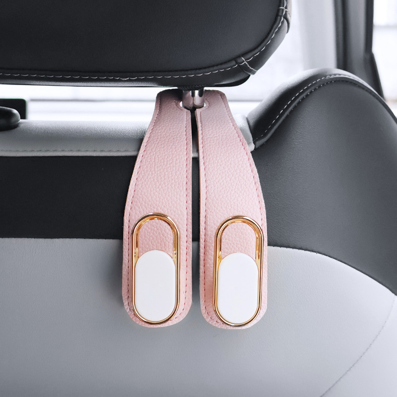 Закачалка за кола за задна седалка – скрита многофункционална закачалка за интериор и съхранение, PVC, стил лайт лукс