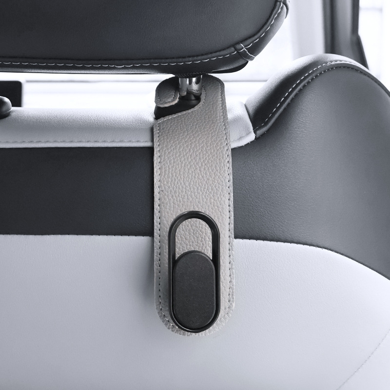 Закачалка за кола за задна седалка – скрита многофункционална закачалка за интериор и съхранение, PVC, стил лайт лукс