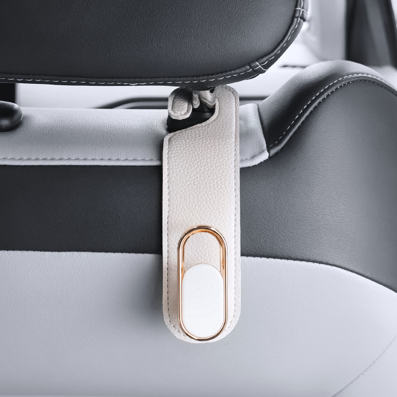 Закачалка за кола за задна седалка – скрита многофункционална закачалка за интериор и съхранение, PVC, стил лайт лукс