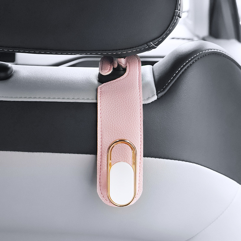 Закачалка за кола за задна седалка – скрита многофункционална закачалка за интериор и съхранение, PVC, стил лайт лукс