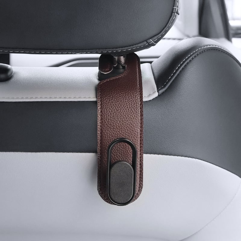 Закачалка за кола за задна седалка – скрита многофункционална закачалка за интериор и съхранение, PVC, стил лайт лукс