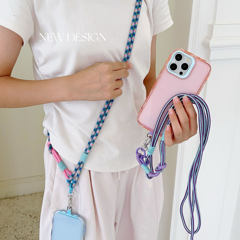 Телефонна каишка — найлон, тъкана изработка, PP лента, метална катарама, персонализирана обработка