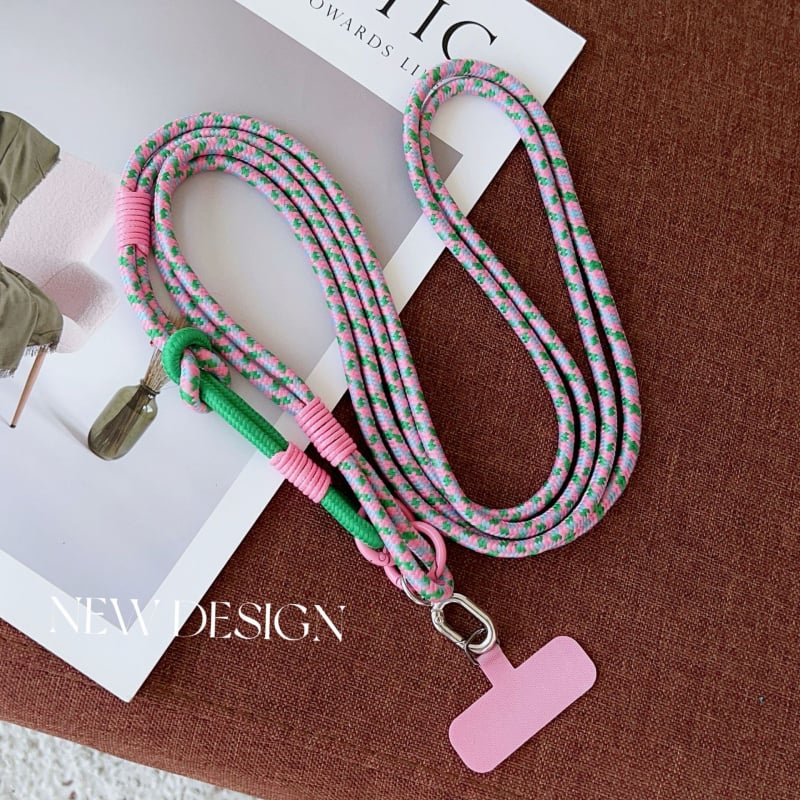 Телефонна каишка — найлон, тъкана изработка, PP лента, метална катарама, персонализирана обработка