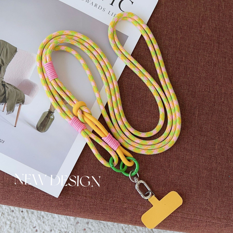 Телефонна каишка — найлон, тъкана изработка, PP лента, метална катарама, персонализирана обработка