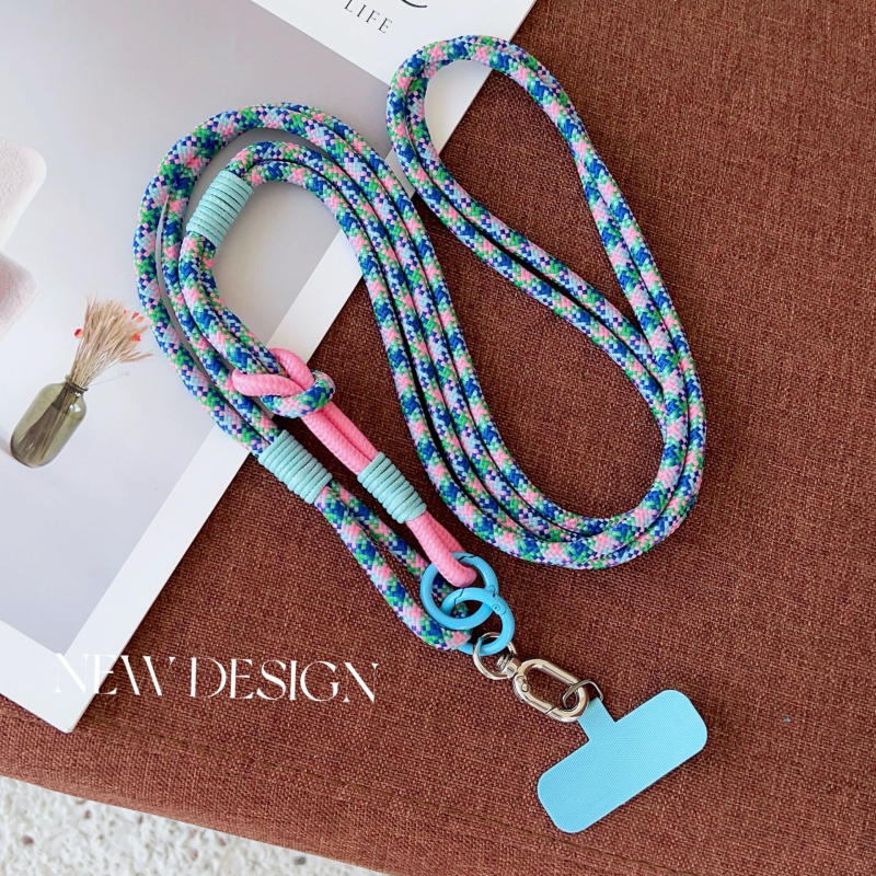 Телефонна каишка — найлон, тъкана изработка, PP лента, метална катарама, персонализирана обработка