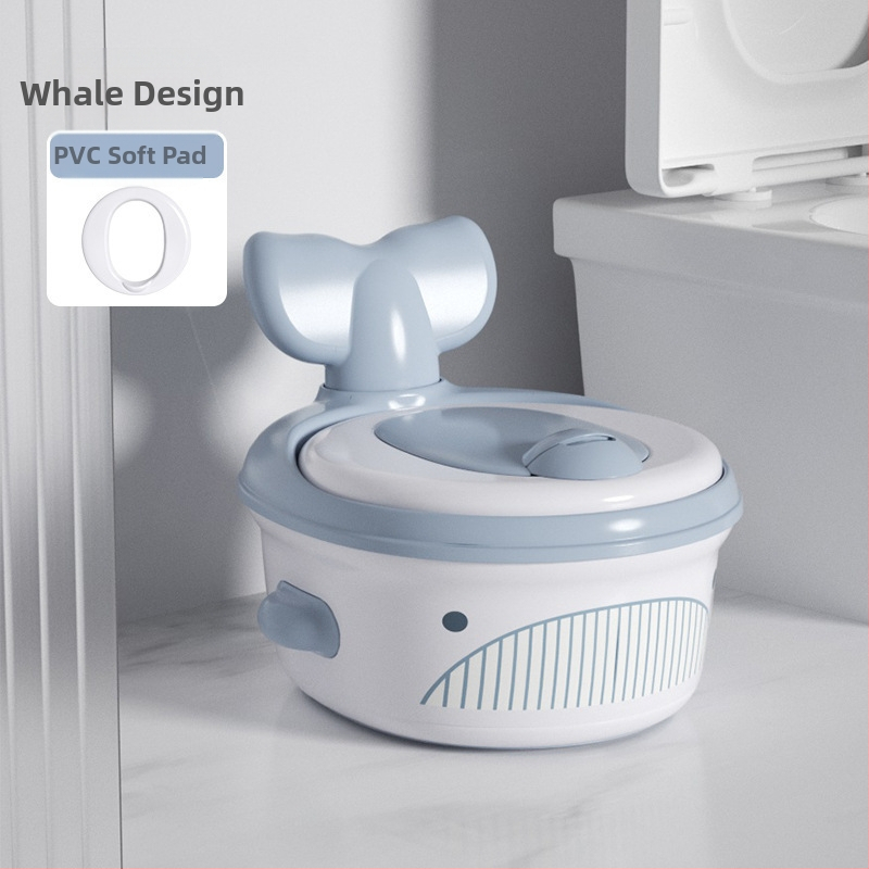 3-in-1 lapse tualett majapidamises koos treeningu istmega ja jalgade aluspinnaga, plastikust konstruktsioon, bränd Cute baby mobilization