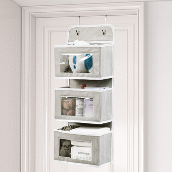 Κρεμαστή θήκη αποθήκευσης τοίχου, μη υφαντό ύφασμα, 3D στυλ, πολυλειτουργική