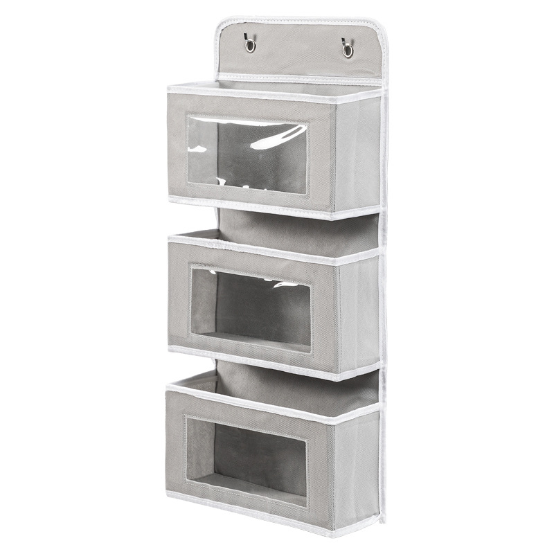 Κρεμαστή θήκη αποθήκευσης τοίχου, μη υφαντό ύφασμα, 3D στυλ, πολυλειτουργική