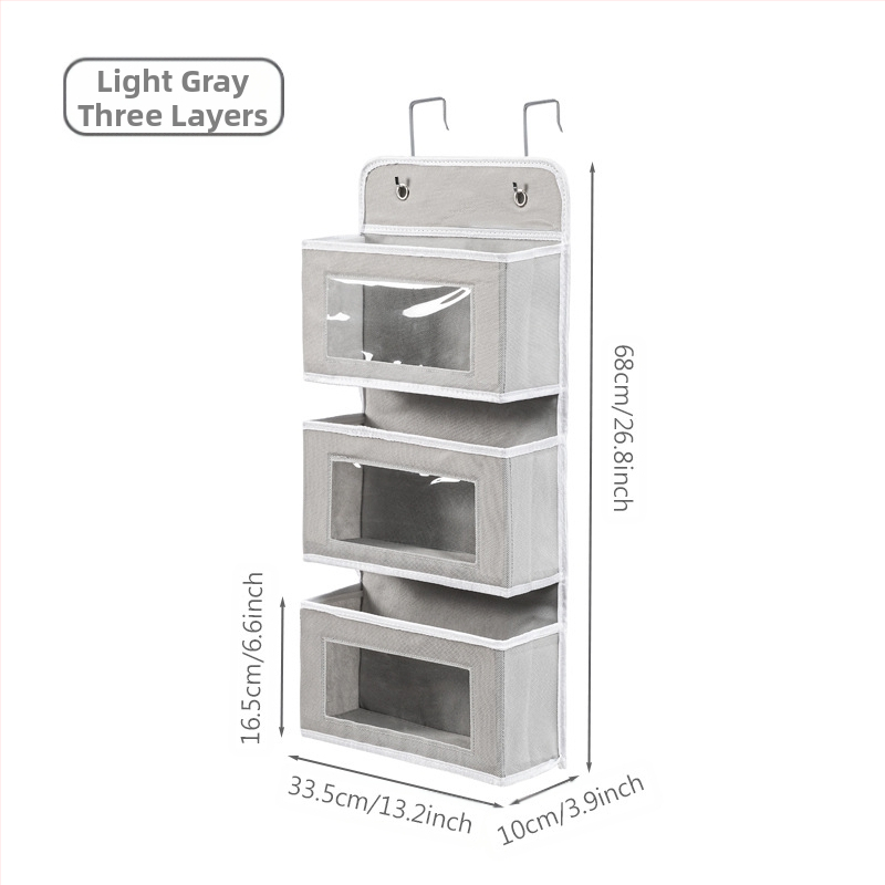 Κρεμαστή θήκη αποθήκευσης τοίχου, μη υφαντό ύφασμα, 3D στυλ, πολυλειτουργική