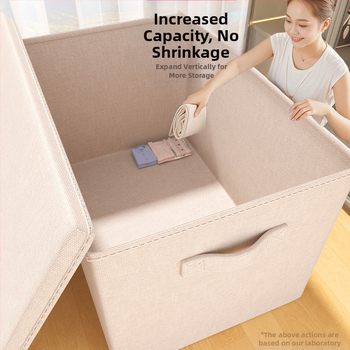 Youna SNX6013 Θήκη Αποθήκευσης Ρούχων, Πτυσσόμενη, 60–70 L, Μη Υφασμένο Ύφασμα, Μεταφορά Με το Χέρι