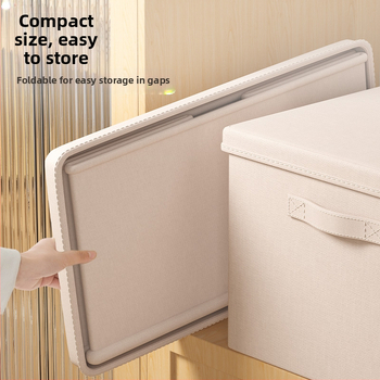 Youna SNX6013 Θήκη Αποθήκευσης Ρούχων, Πτυσσόμενη, 60–70 L, Μη Υφασμένο Ύφασμα, Μεταφορά Με το Χέρι