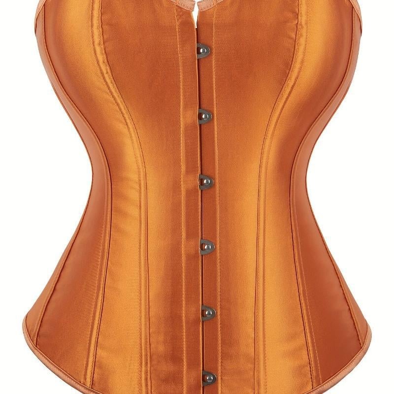Top corset cu bretele și șnur, satin vintage; tricotat; material principal Mink; pantaloni lungi; primăvara 2025