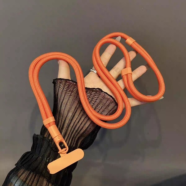 Телефонен ланярд с нейлонова презрамка, метална катарама, тъкано изработване, унисекс