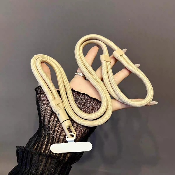 Телефонен ланярд с нейлонова презрамка, метална катарама, тъкано изработване, унисекс