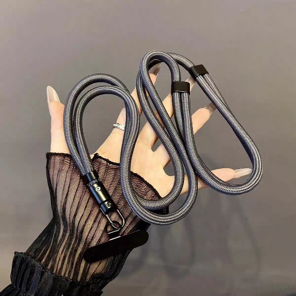 Телефонен ланярд с нейлонова презрамка, метална катарама, тъкано изработване, унисекс