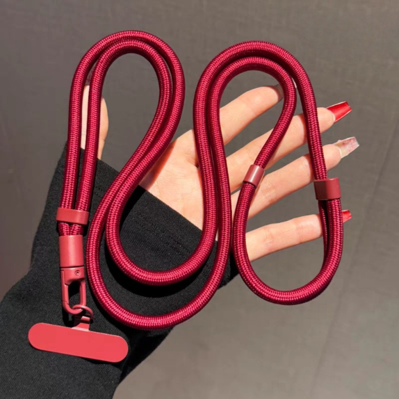 Телефонен ланярд с нейлонова презрамка, метална катарама, тъкано изработване, унисекс