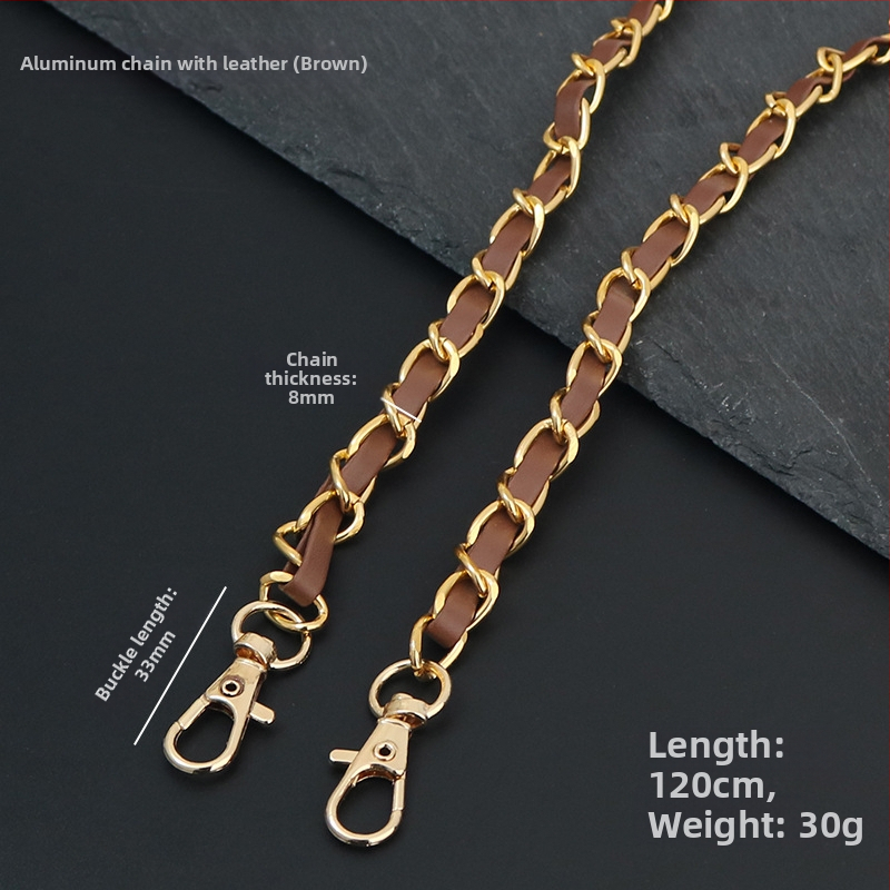 Ιμάντας ώμου για τσάντες, PU υλικό, αστικός μινιμαλιστικός στυλ, Καλοκαίρι 2024