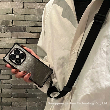 Ланярд за мобилен телефон с кръстосана презрамка – унисекс, нейлонова лента с метална катарама, марка Jiazhen, печатано лого