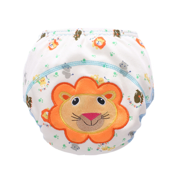 Трислойни обучителни панталони за памперс с джоб за пришивка – чист памук, pull-up стил, безопасност клас A, за 11–15 кг, 1–3 години