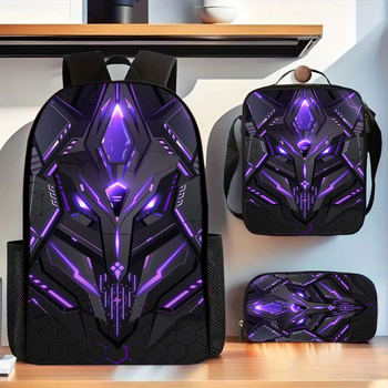 Ученическа раница за начално училище, унисекс, Oxford плат, дишащ дизайн, извити презрамки