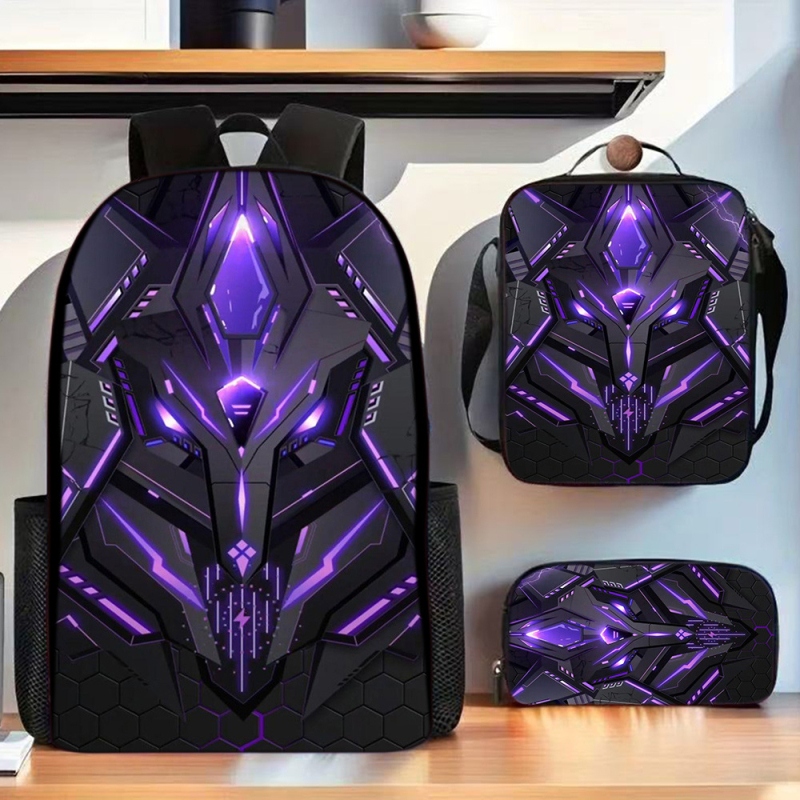 Ученическа раница за начално училище, унисекс, Oxford плат, дишащ дизайн, извити презрамки