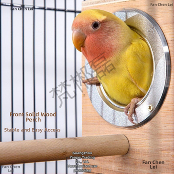 Ξύλινο κουτί αναπαραγωγής παπαγάλων με κρεμαστό φωλιά, μοντέλο RR7hQhsi