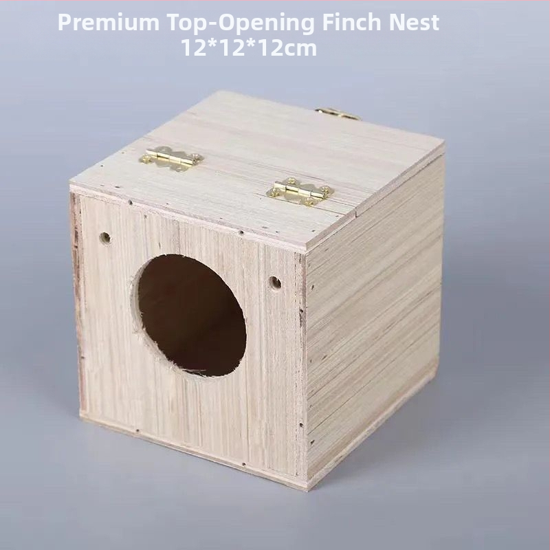 Cutie din lemn pentru reproducerea papagalilor cu cuib suspendat, model RR7hQhsi