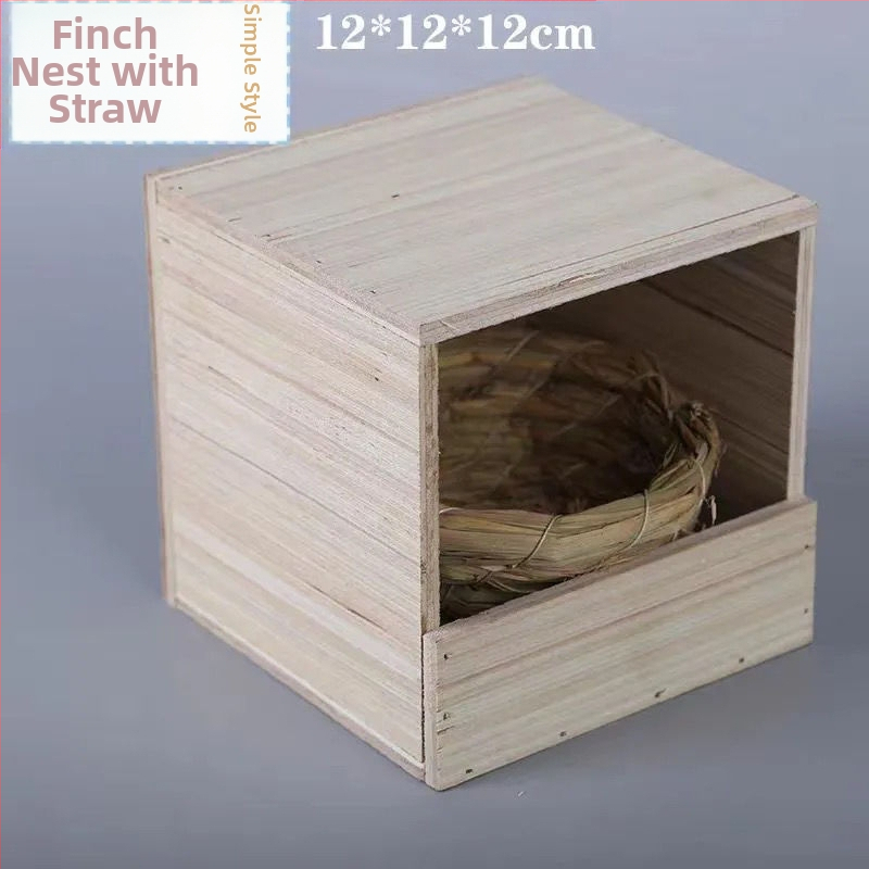 Cutie din lemn pentru reproducerea papagalilor cu cuib suspendat, model RR7hQhsi