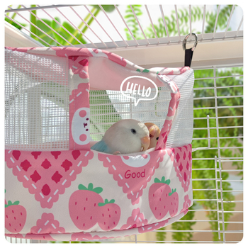 Φωλιά-κρεμάστρα παπαγάλου από ύφασμα, δροσερή καλοκαιρινή καταφύγιο; Υλικό: ύφασμα; Μάρκα: Άλλη; Κατάλληλο για Παπαγάλο